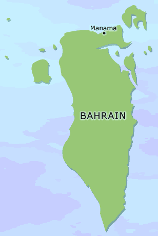 Bahrain clickable map