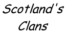 Edinburgh Town Guide, Scotland's Clans, 2K